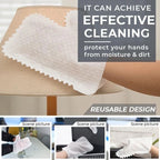 Multifunctional housework rag cleaning lazy gloves non-disposable dust removal/多功能家务抹布清洁懒人手套非一次性除尘