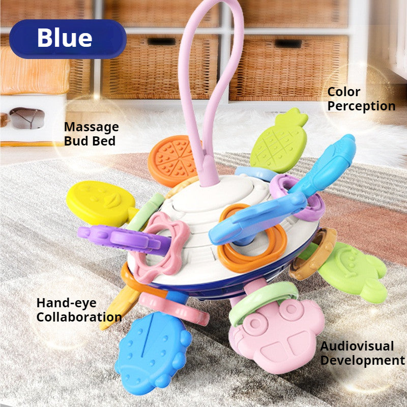 (READYSTOCK) Baby Teether Flying Saucer Newborn Rattling Tooth Mainan Bayi Baby Toys  Toy Sensory Teething Fun 新生儿磨牙玩具