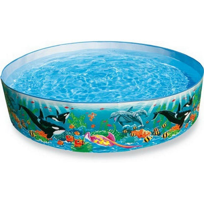 [READY STOCK] Foldable Plastic PVC Outdoor Swimming Pool for Kids | Non-Inflatable Round Water Pool | 儿童可折叠户外泳池
