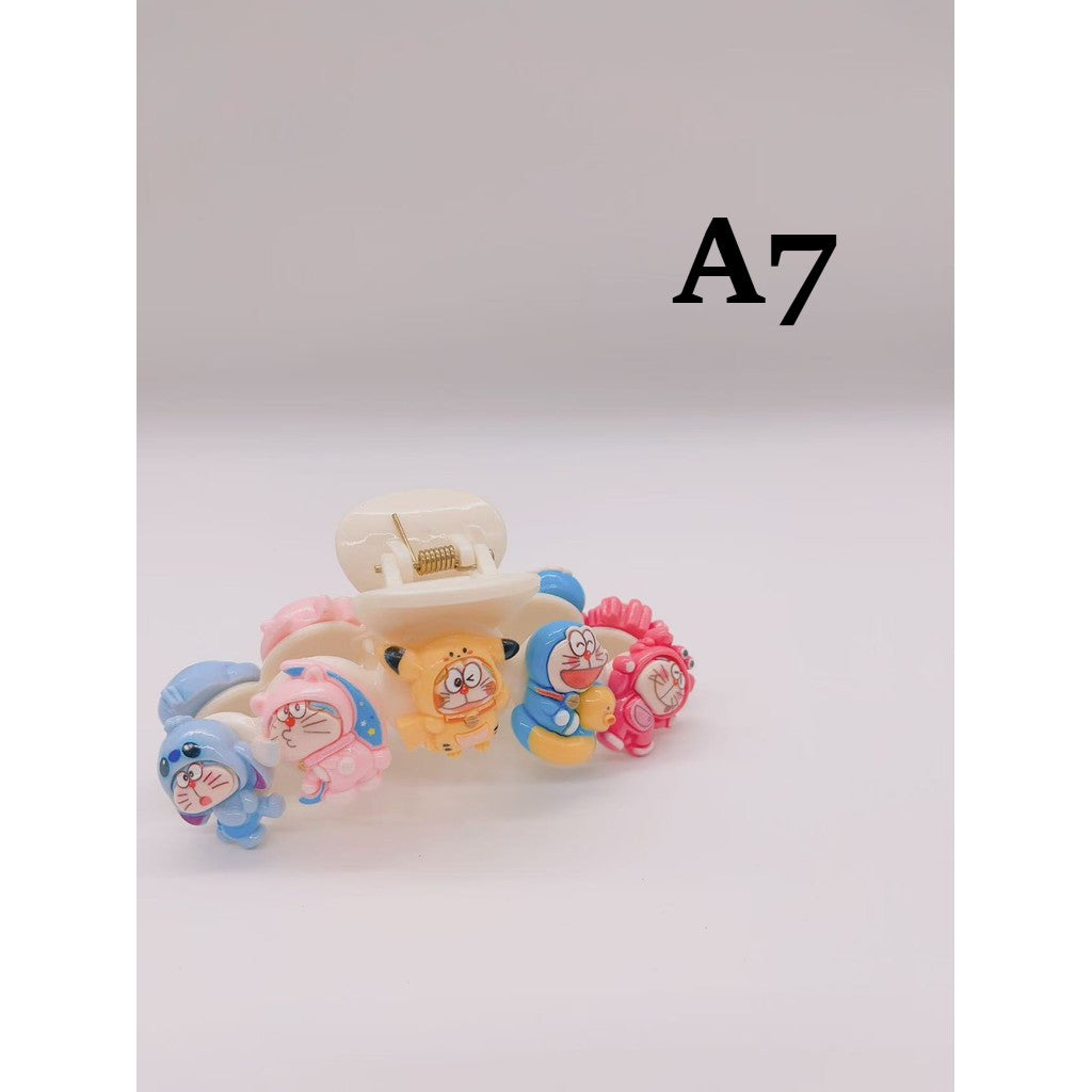 Kuromi Sanrio Cute Cartoon Transparent Shark Hair Clip Suitable for Women and Girls Hair Accessories 卡通透明鲨鱼夹