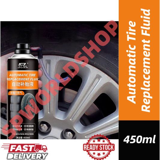 Cecair Penggantian Tayar Automatik | Automatic Tire Replacement Fluid | Quick Seal & Inflate No Dismantling 自动补胎液