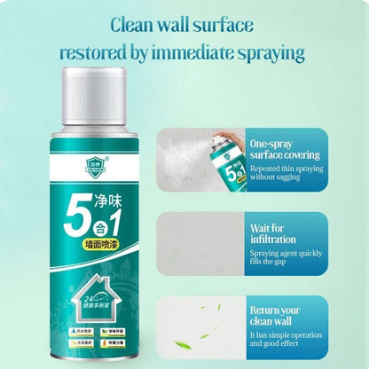 Rapid Wall Repair Spray Paint White Refurbishment Spray Wall Surface Paint Wall Cleaning Artifact Spray 墙面清洁神器