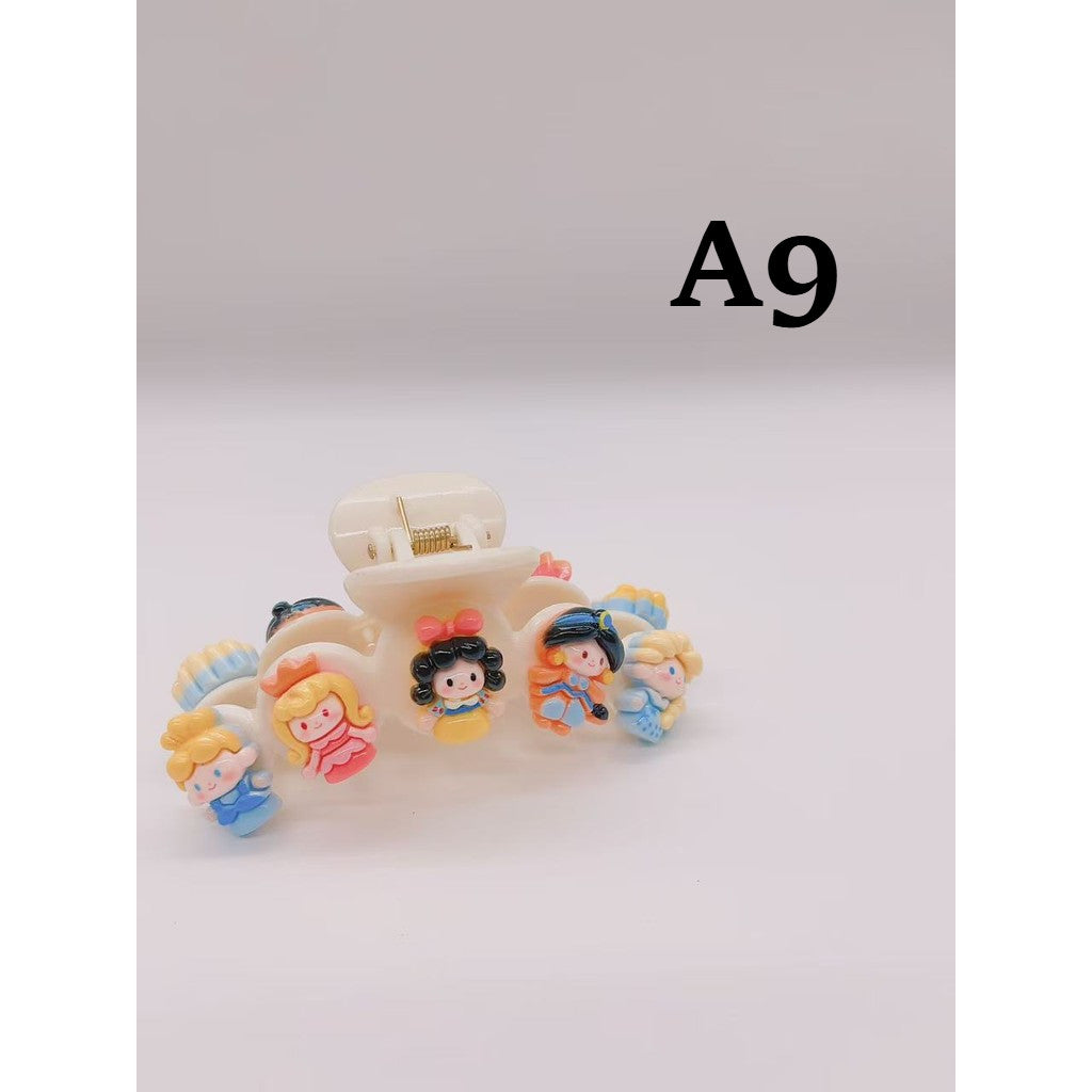Kuromi Sanrio Cute Cartoon Transparent Shark Hair Clip Suitable for Women and Girls Hair Accessories 卡通透明鲨鱼夹