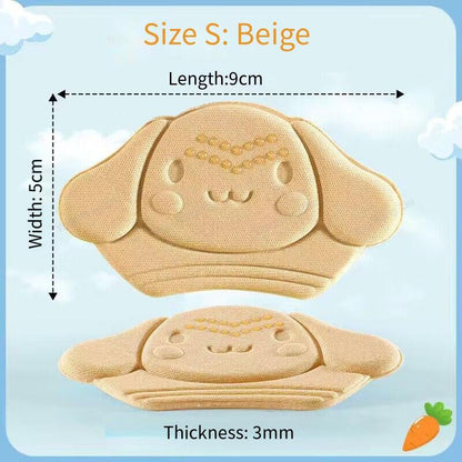 Insoles Patch Heel Pads for Kids Shoes Antiwear Cinnamoroll Feet Pad Cushion Insert Insole Heel Protector Back Sticker
