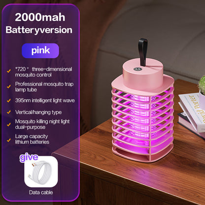 READY STOCK Electric Shock Mosquito Killer Lamp Waterproof Two-in-One Bug Zapper For Bedroom Outdoor Use 2合1驱蚊捕蚊器
