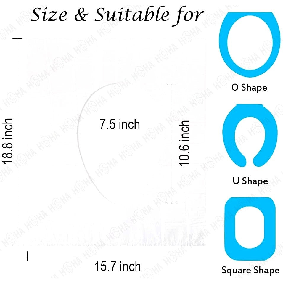 (READYSTOCK) Disposable Toilet Seat Cover Extra Length Toilet Pad Travel One Time Use Waterproof 一次性马桶坐垫