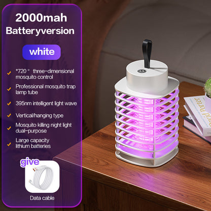 READY STOCK Electric Shock Mosquito Killer Lamp Waterproof Two-in-One Bug Zapper For Bedroom Outdoor Use 2合1驱蚊捕蚊器