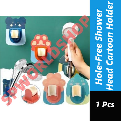 READY STOCK  Wall Mounted Adhesive Adjustable Sprinkler Shower Hose Head Holder Stand Bracket Base for Bathroom 花洒支架