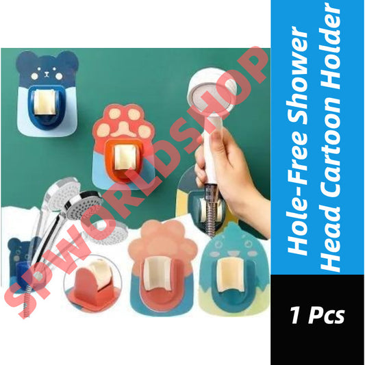 READY STOCK  Wall Mounted Adhesive Adjustable Sprinkler Shower Hose Head Holder Stand Bracket Base for Bathroom 花洒支架