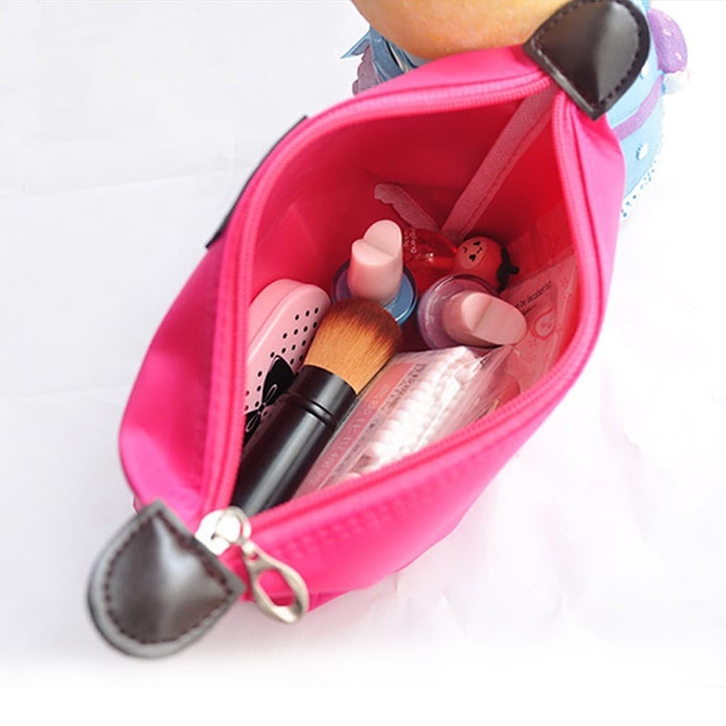 READY STOCK Travel Make Up Bag Pouch Coin Zip Lady Dompet Makeup Colourful Mini Beg Wallet Travel Women 旅行化妆包