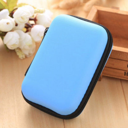 READY STOCK Travel Organizer Mesh Pocket Earphone Earbuds USB Cable Charger Carry Case Pouch Storage Bag 耳机数据线收纳袋