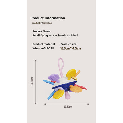 (READYSTOCK) Baby Teether Flying Saucer Newborn Rattling Tooth Mainan Bayi Baby Toys  Toy Sensory Teething Fun 新生儿磨牙玩具