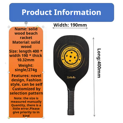 Pickleball Set with 2/4 Pickleballs and Pickleball Paddles Set of 2 Outdoor Indoor,Pickleball Net Bag 匹克球