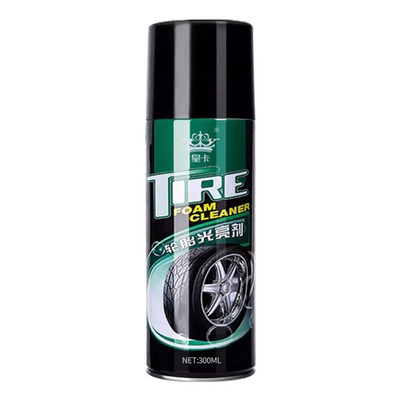 Tire Spray Foam Cleaner Tyre Cleaner Tyre Wax Foam Spray Tyre Polish Shine Cleaning Tire Wax Spray 轮胎养护剂