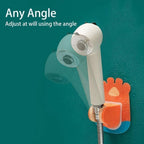 READY STOCK  Wall Mounted Adhesive Adjustable Sprinkler Shower Hose Head Holder Stand Bracket Base for Bathroom 花洒支架