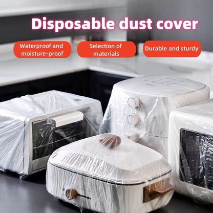 READY STOCK 10pcs Disposable Dust Cover For Appliances & Food Kitchen Home Appliances Oven 一次性防尘罩