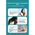 READY STOCK!!! One-Stroke Comb Straight | Anti-Frizz Soft Detangling Brush | Smooth & Silky Hair Comb for Women & Men一梳直