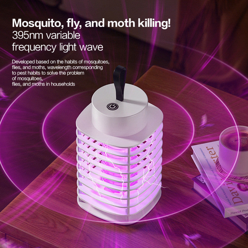 READY STOCK Electric Shock Mosquito Killer Lamp Waterproof Two-in-One Bug Zapper For Bedroom Outdoor Use 2合1驱蚊捕蚊器