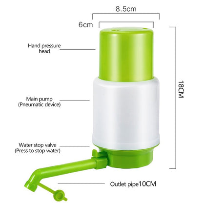 READY STOCK‼️Manual Water Dispenser Pump | Hand Press Pump for 5 Gallon Bottled Water | Portable Drinking Water Pump 手压泵