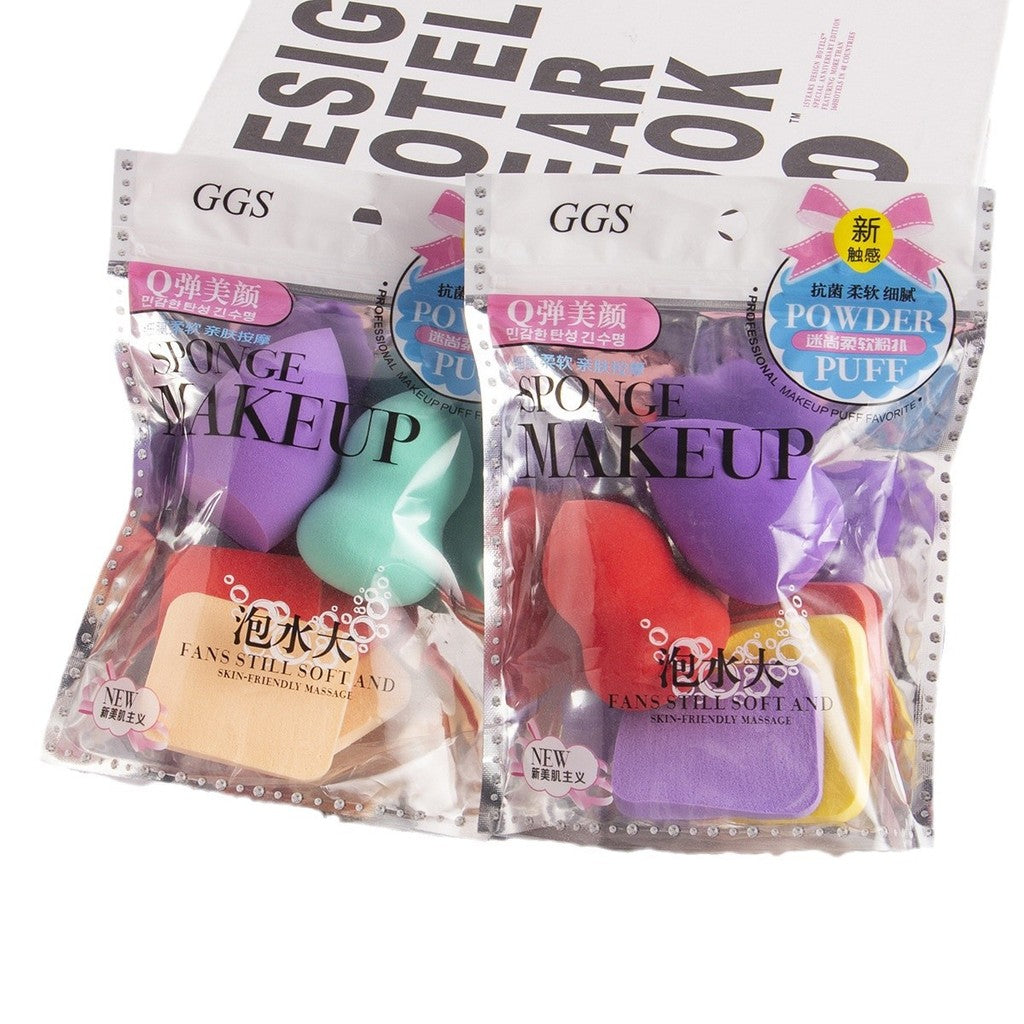 READY STOCK! 6-piece set of dry and wet dual-use makeup sponges 6件套干湿两用美妆蛋