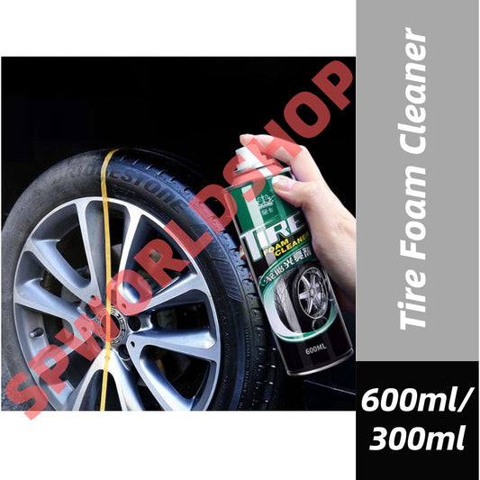 Tire Spray Foam Cleaner Tyre Cleaner Tyre Wax Foam Spray Tyre Polish Shine Cleaning Tire Wax Spray 轮胎养护剂