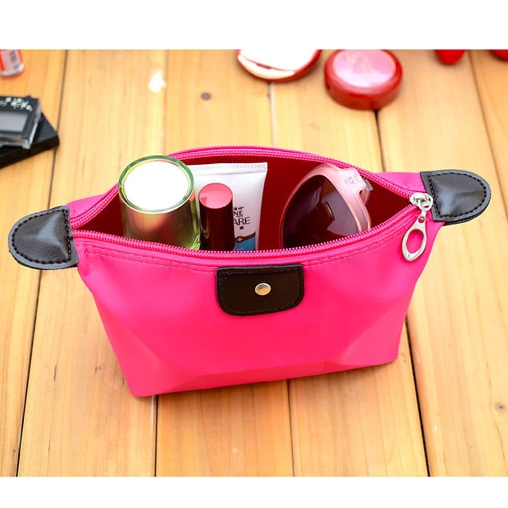 READY STOCK Travel Make Up Bag Pouch Coin Zip Lady Dompet Makeup Colourful Mini Beg Wallet Travel Women 旅行化妆包