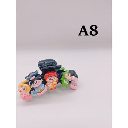Kuromi Sanrio Cute Cartoon Transparent Shark Hair Clip Suitable for Women and Girls Hair Accessories 卡通透明鲨鱼夹