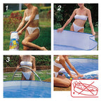 [READY STOCK] Foldable Plastic PVC Outdoor Swimming Pool for Kids | Non-Inflatable Round Water Pool | 儿童可折叠户外泳池