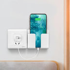 【READY STOCK】Wall-Mounted Phone Holder | No-Drill Adhesive Removable Phone Stand | Bedside, Kitchen, Bathroom Use 墙壁手机支架