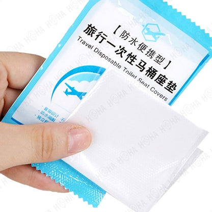 (READYSTOCK) Disposable Toilet Seat Cover Extra Length Toilet Pad Travel One Time Use Waterproof 一次性马桶坐垫