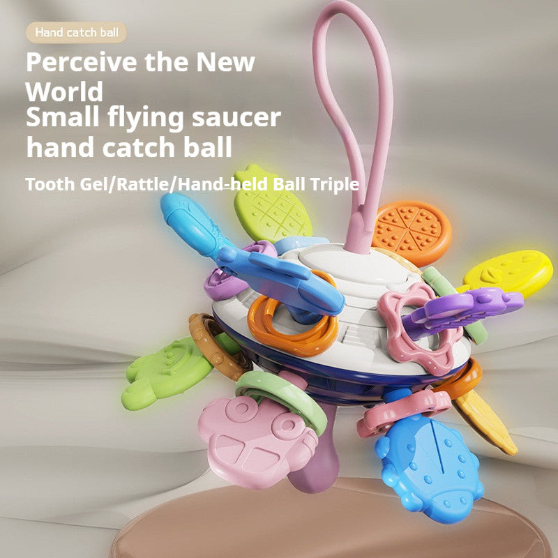(READYSTOCK) Baby Teether Flying Saucer Newborn Rattling Tooth Mainan Bayi Baby Toys  Toy Sensory Teething Fun 新生儿磨牙玩具