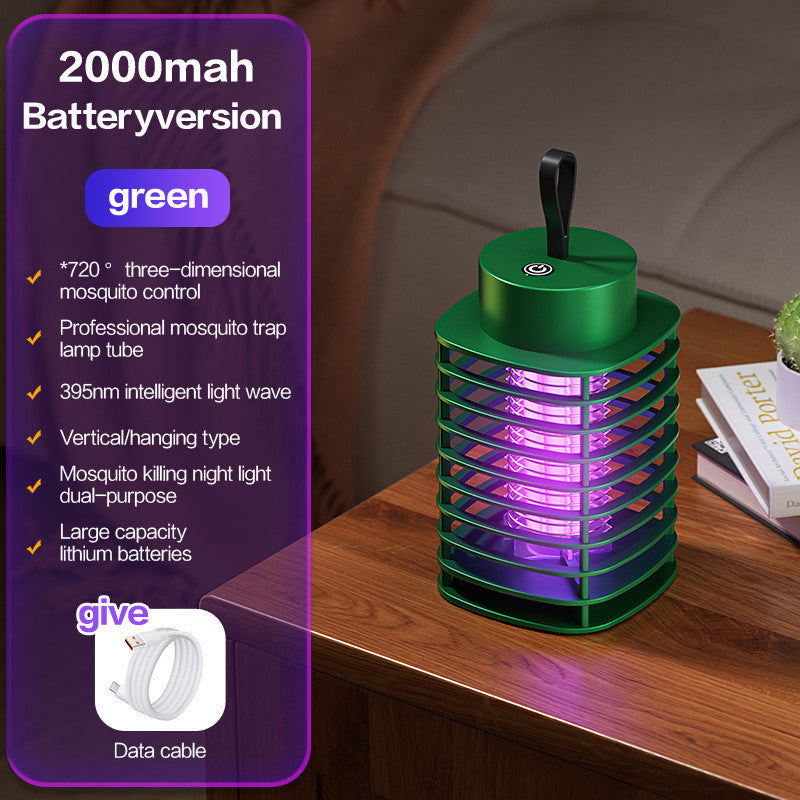 READY STOCK Electric Shock Mosquito Killer Lamp Waterproof Two-in-One Bug Zapper For Bedroom Outdoor Use 2合1驱蚊捕蚊器