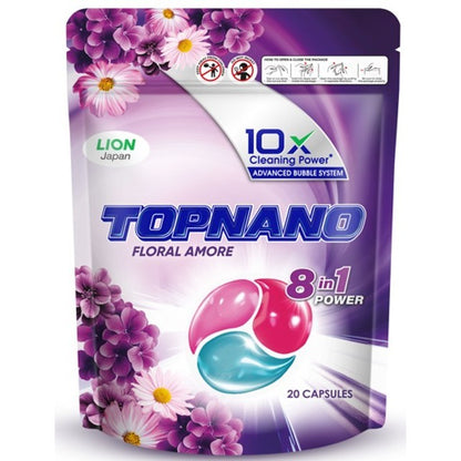 TOPNANO Capsule Detergent  20pcs/40pcs (Pouch)