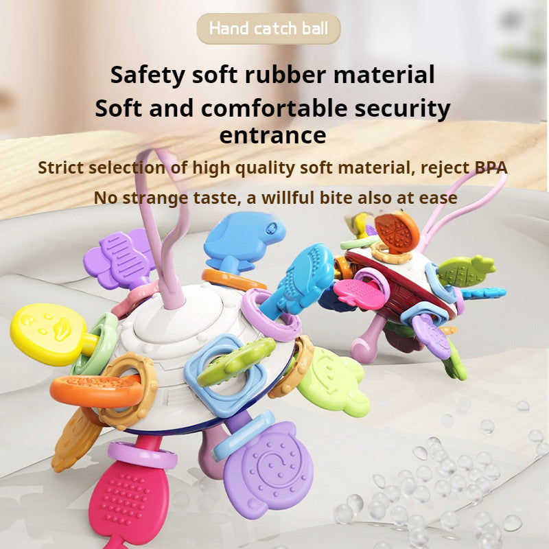 (READYSTOCK) Baby Teether Flying Saucer Newborn Rattling Tooth Mainan Bayi Baby Toys  Toy Sensory Teething Fun 新生儿磨牙玩具