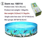 [READY STOCK] Foldable Plastic PVC Outdoor Swimming Pool for Kids | Non-Inflatable Round Water Pool | 儿童可折叠户外泳池
