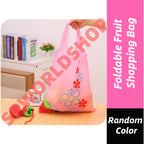 Polyester Foldable Recycle Eco Reusable Tote Bag Fruit Vegetable Shopping Bag 轻便便携环保袋
