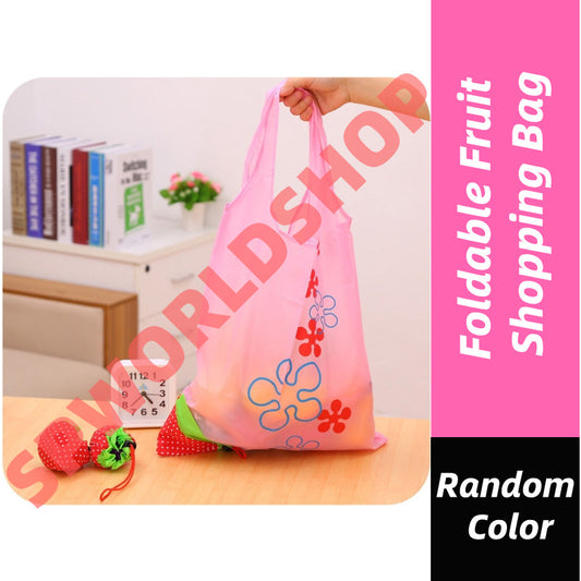 Polyester Foldable Recycle Eco Reusable Tote Bag Fruit Vegetable Shopping Bag 轻便便携环保袋