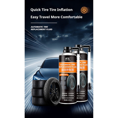 Cecair Penggantian Tayar Automatik | Automatic Tire Replacement Fluid | Quick Seal & Inflate No Dismantling 自动补胎液