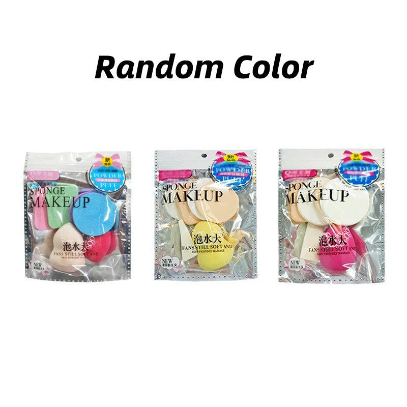 READY STOCK! 6-piece set of dry and wet dual-use makeup sponges 6件套干湿两用美妆蛋