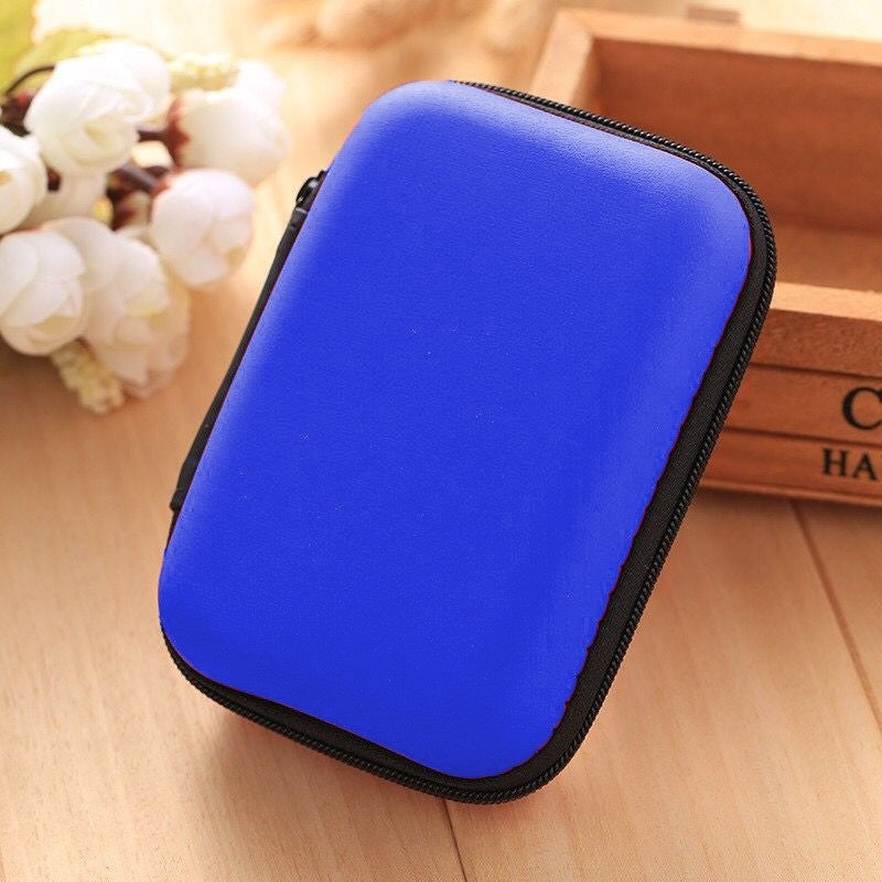READY STOCK Travel Organizer Mesh Pocket Earphone Earbuds USB Cable Charger Carry Case Pouch Storage Bag 耳机数据线收纳袋