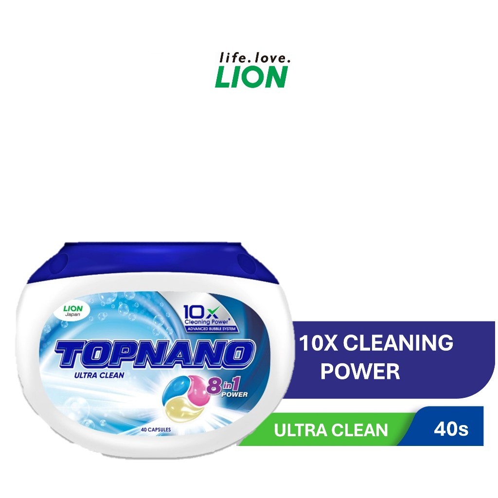 TOPNANO Capsule Detergent  20pcs/40pcs (Pouch)