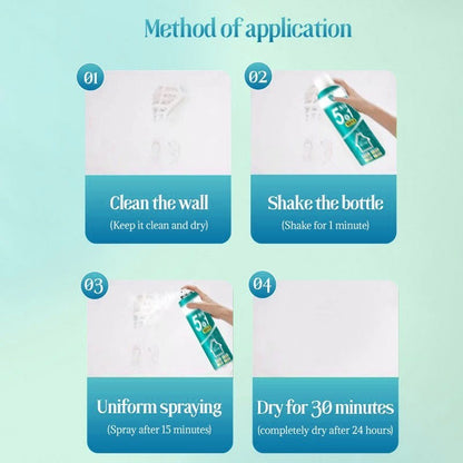 Rapid Wall Repair Spray Paint White Refurbishment Spray Wall Surface Paint Wall Cleaning Artifact Spray 墙面清洁神器