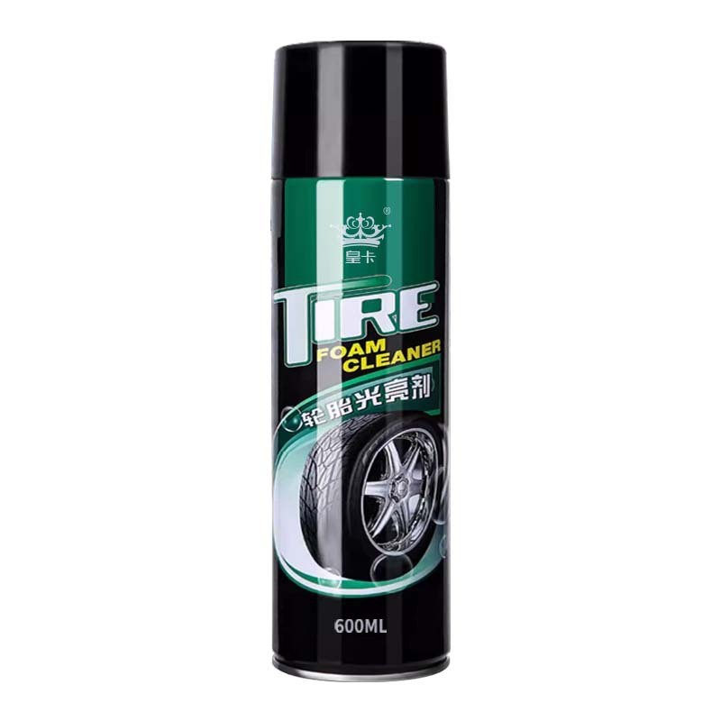 Tire Spray Foam Cleaner Tyre Cleaner Tyre Wax Foam Spray Tyre Polish Shine Cleaning Tire Wax Spray 轮胎养护剂