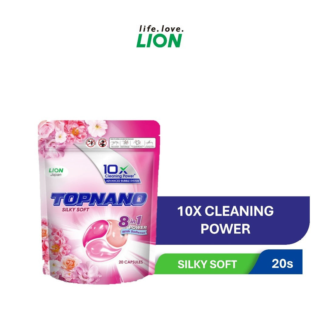 TOPNANO Capsule Detergent  20pcs/40pcs (Pouch)