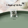 READY STOCK 10 Pcs Pvc Small Jewelry Storage Bag Waterproof Anti-Oxidation Ziplock Pouches PVC珠宝收纳袋