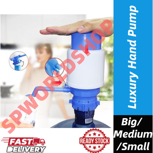 READY STOCK‼️Manual Water Dispenser Pump | Hand Press Pump for 5 Gallon Bottled Water | Portable Drinking Water Pump 手压泵