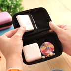 READY STOCK Travel Organizer Mesh Pocket Earphone Earbuds USB Cable Charger Carry Case Pouch Storage Bag 耳机数据线收纳袋