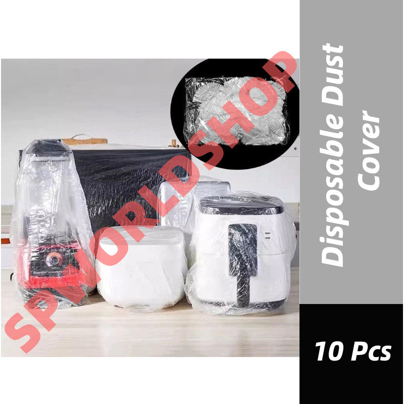 READY STOCK 10pcs Disposable Dust Cover For Appliances & Food Kitchen Home Appliances Oven 一次性防尘罩