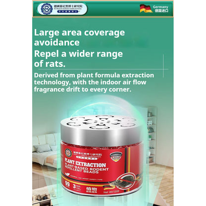 READY STOCK‼️Powerful Botanical Mouse Repellent Beads | Natural Rodent Control Scented Balls | Safe & Non-Toxic 强效植物散鼠凝珠