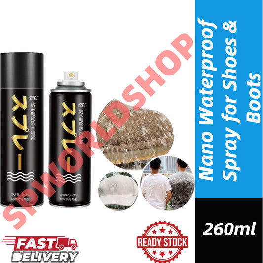 Nano Waterproof Spray for Shoes & Boots｜Invisible Water & Stain Repellent Spray for Shoes 鞋靴纳米防水防污喷雾剂